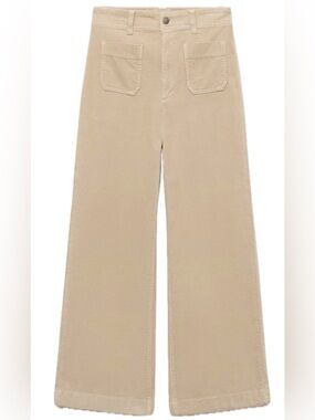 MANGO CATHERIN CULOTTE CORDUROY PANTS NWOT Size 6